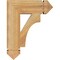 Ekena Millwork Westlake Arts & Crafts Rough Sawn Bracket, Western Red Cedar, 4"W x 14"D x 18"H BKT04X14X18WTL03RWR - alternate 3